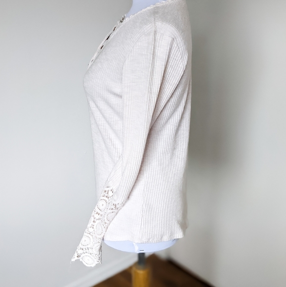 Boho Doe & Rae cream Detailed Long Sleeve - Picture 5 of 6